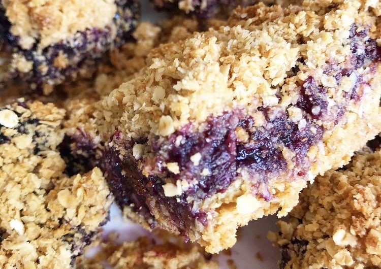 Blueberry Crumble Squares
